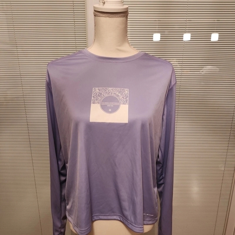 Columbia womens Summerdry Graphic Long Sleeve Tee T-Shirt